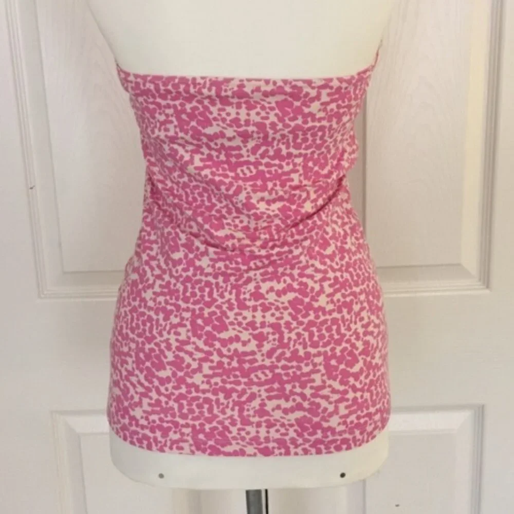 Pink Cheetah Strapless Tube Top - Picture 2 of 3